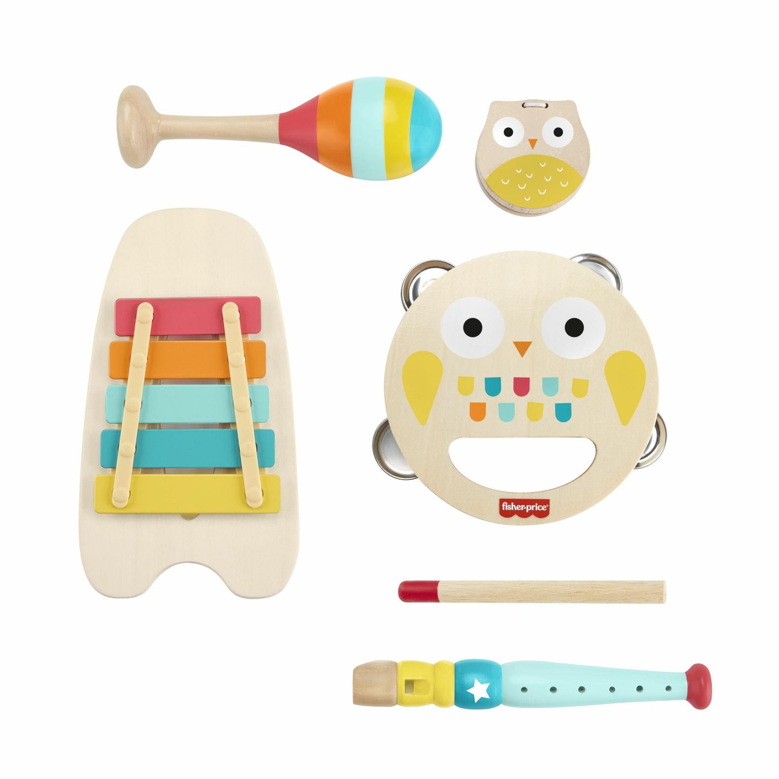 Fisher Price Hout Musical Gift Set
